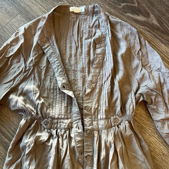 Anthropologie Taupe Tunic - Picture 2 of 7